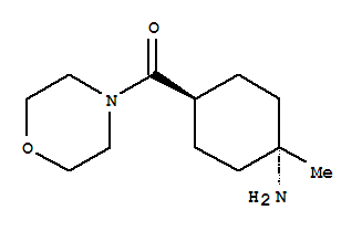 Morpholine, 4-[(trans-4-amino-4-methylcyclohexyl)carbonyl]-(9ci) Structure,792899-99-1Structure