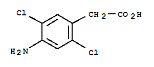 1-(4-Amino-2,5-dichloro-phenyl)-acetic acid Structure,792916-43-9Structure