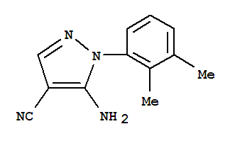 1H-pyrazole-4-carbonitrile,5-amino-1-(2,3-dimethylphenyl)-(9ci) Structure,792953-00-5Structure