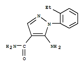 1H-pyrazole-4-carboxamide,5-amino-1-(2-ethylphenyl)-(9ci) Structure,792953-12-9Structure