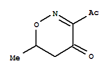 4H-1,2-oxazin-4-one, 3-acetyl-5,6-dihydro-6-methyl-(9ci) Structure,79311-01-6Structure