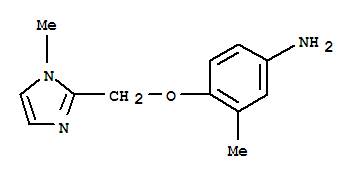 Benzenamine, 3-methyl-4-[(1-methyl-1h-imidazol-2-yl)methoxy]-(9ci) Structure,793646-28-3Structure