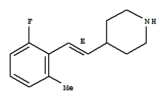 Piperidine, 4-[(1e)-2-(2-fluoro-6-methylphenyl)ethenyl]-(9ci) Structure,794472-27-8Structure