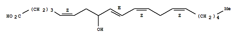 (±)8-hete Structure,79495-84-4Structure