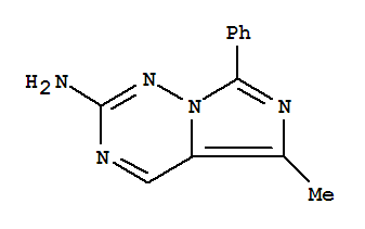 Imidazo[5,1-f][1,2,4]triazin-2-amine, 5-methyl-7-phenyl-(9ci) Structure,795268-96-1Structure