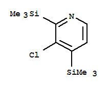 Pyridine, 3-chloro-2,4-bis(trimethylsilyl)-(9ci) Structure,79698-59-2Structure