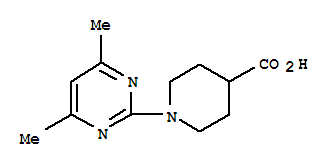 1-(4,6-Dimethyl-2-pyrimidinyl)-4-piperidinecarboxylic acid Structure,797028-97-8Structure