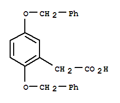 2,5-Dibenzyloxyphenylacetic acid Structure,79755-47-8Structure