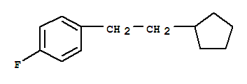 Benzene, 1-(2-cyclopentylethyl)-4-fluoro-(9ci) Structure,797752-67-1Structure