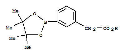 2-(3-(4,4,5,5-Tetramethyl-1,3,2-dioxaborolan-2-yl)phenyl)aceticacid Structure,797755-05-6Structure