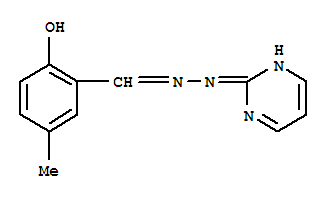 Benzaldehyde, 2-hydroxy-5-methyl-, 2-pyrimidinylhydrazone (9ci) Structure,797802-13-2Structure