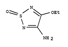 1,2,5-Thiadiazol-3-amine, 4-ethoxy-, 1-oxide Structure,79844-91-0Structure