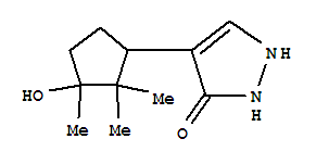 3H-pyrazol-3-one,1,2-dihydro-4-(3-hydroxy-2,2,3-trimethylcyclopentyl)-(9ci) Structure,798554-10-6Structure