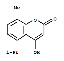 2H-1-benzopyran-2-one, 4-hydroxy-8-methyl-5-(1-methylethyl)-(9ci) Structure,799262-08-1Structure