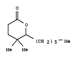 2H-pyran-2-one,6-hexyltetrahydro-5,5-dimethyl-(9ci) Structure,799268-17-0Structure