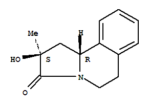 Pyrrolo[2,1-a]isoquinolin-3(2h)-one, 1,5,6,10b-tetrahydro-2-hydroxy-2-methyl-, (2r,10bs)-rel- (9ci) Structure,800374-51-0Structure