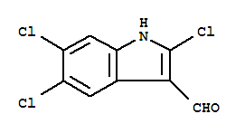 2,5,6-Trichloro-1h-Indole-3-Carbaldehyde Structure,800400-47-9Structure