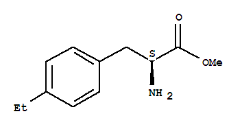 Alanine, 3-(p-ethylphenyl)-, methyl ester, l-(8ci) Structure,801148-28-7Structure