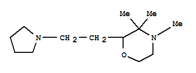 Morpholine, 3,3,4-trimethyl-2-[2-(1-pyrrolidinyl)ethyl]-(8ci) Structure,801152-66-9Structure