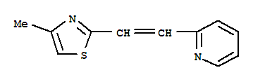 Pyridine,2-[2-(4-methyl-2-thiazolyl)vinyl]-(8ci) Structure,801162-58-3Structure