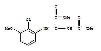 2-[(2-Chloro-3-methoxyphenyl)amino]-2-butenedioic acid 1,4-dimethyl ester Structure,801281-96-9Structure