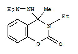 2H-1,3-benzoxazin-2-one,3-ethyl-4-hydrazino-3,4-dihydro-4-methyl-(9ci) Structure,801299-29-6Structure