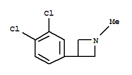 Azetidine, 3-(3,4-dichlorophenyl)-1-methyl-(8ci) Structure,801983-03-9Structure