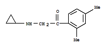 Acetophenone, 2-(cyclopropylamino)-2,4-dimethyl-(8ci) Structure,801983-70-0Structure