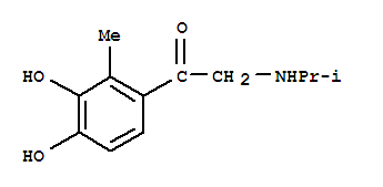 Acetophenone, 3,4-dihydroxy-2-(isopropylamino)-2-methyl-(8ci) Structure,801997-79-5Structure