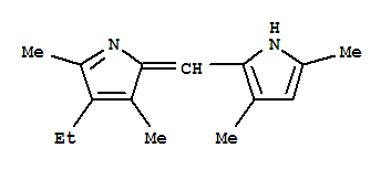 Pyrrole, 2-[(4-ethyl-3,5-dimethyl-2h-pyrrol-2-ylidene)methyl]-3,5-dimethyl-(8ci) Structure,801999-64-4Structure