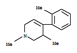 Pyridine, 1,2,3,6-tetrahydro-1,3-dimethyl-4-o-tolyl-(8ci) Structure,802028-39-3Structure