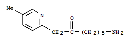 2-Heptanone,7-amino-1-(5-methyl-2-pyridyl)-(8ci) Structure,802283-55-2Structure