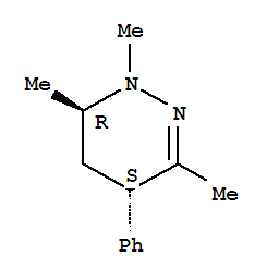 Pyridazine, 1,4,5,6-tetrahydro-1,3,6-trimethyl-4-phenyl-, trans-(8ci) Structure,802291-77-6Structure