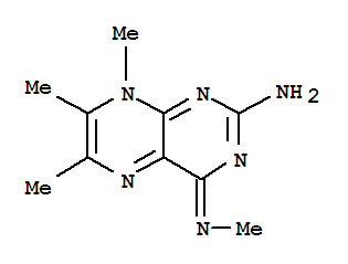 Pteridine, 2,8-dihydro-2-imino-6,7,8-trimethyl-4-(methylamino)-(8ci) Structure,802292-65-5Structure