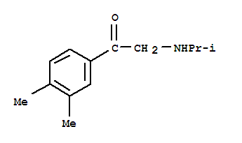 Acetophenone, 2-(isopropylamino)-3,4-dimethyl-(8ci) Structure,802302-53-0Structure