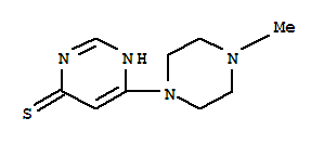 4-Pyrimidinethiol,6-(4-methyl-1-piperazinyl)-(8ci) Structure,802314-51-8Structure