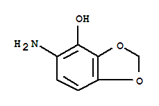 Phenol, 6-amino-2,3-(methylenedioxy)-(8ci) Structure,802561-50-8Structure