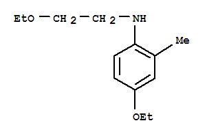 P-phenetidine, n-(2-ethoxyethyl)-2-methyl-(8ci) Structure,802608-43-1Structure