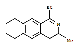 Benz[g]isoquinoline, 1-ethyl-3,4,6,7,8,9-hexahydro-3-methyl-(8ci) Structure,802828-60-0Structure