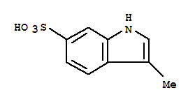 Indole-6-sulfonic acid, 3-methyl-(8ci) Structure,802834-18-0Structure