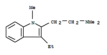 Indole, 2-[2-(dimethylamino)ethyl]-3-ethyl-1-methyl-(8ci) Structure,802861-68-3Structure