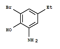 Phenol, 2-amino-6-bromo-4-ethyl-(9ci) Structure,802910-59-4Structure