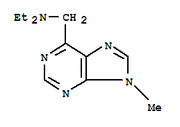 9H-purine-6-methanamine,n,n-diethyl-9-methyl-(9ci) Structure,803635-36-1Structure