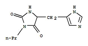 2,4-Imidazolidinedione,5-(1h-imidazol-4-ylmethyl)-3-propyl-(9ci) Structure,804435-18-5Structure