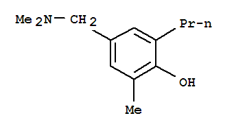 Phenol, 4-[(dimethylamino)methyl]-2-methyl-6-propyl-(9ci) Structure,804440-91-3Structure