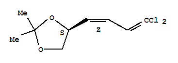 1,3-Dioxolane,4-[(1z)-4,4-dichloro-1,3-butadienyl]-2,2-dimethyl-,(4s)-(9ci) Structure,804482-74-4Structure