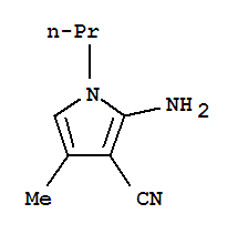 2-Amino-4-methyl-1-propyl-1h-pyrrole-3-carbonitrile Structure,804519-27-5Structure