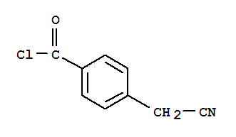 Benzoyl chloride, 4-(cyanomethyl)- (9ci) Structure,80589-49-7Structure