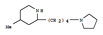 Piperidine, 4-methyl-2-[4-(1-pyrrolidinyl)butyl]-(9ci) Structure,805977-08-6Structure