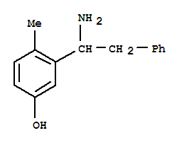 Phenol, 3-(1-amino-2-phenylethyl)-4-methyl-(9ci) Structure,806603-61-2Structure